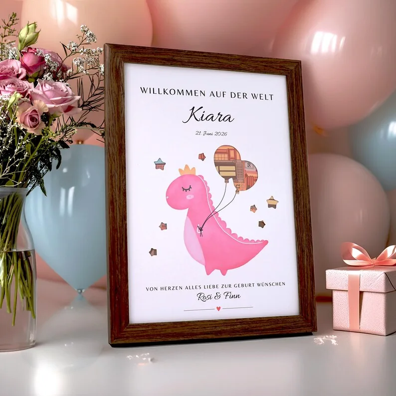 Personalisierte Geldgeschenk zur Geburt, Willkommen auf der Welt
