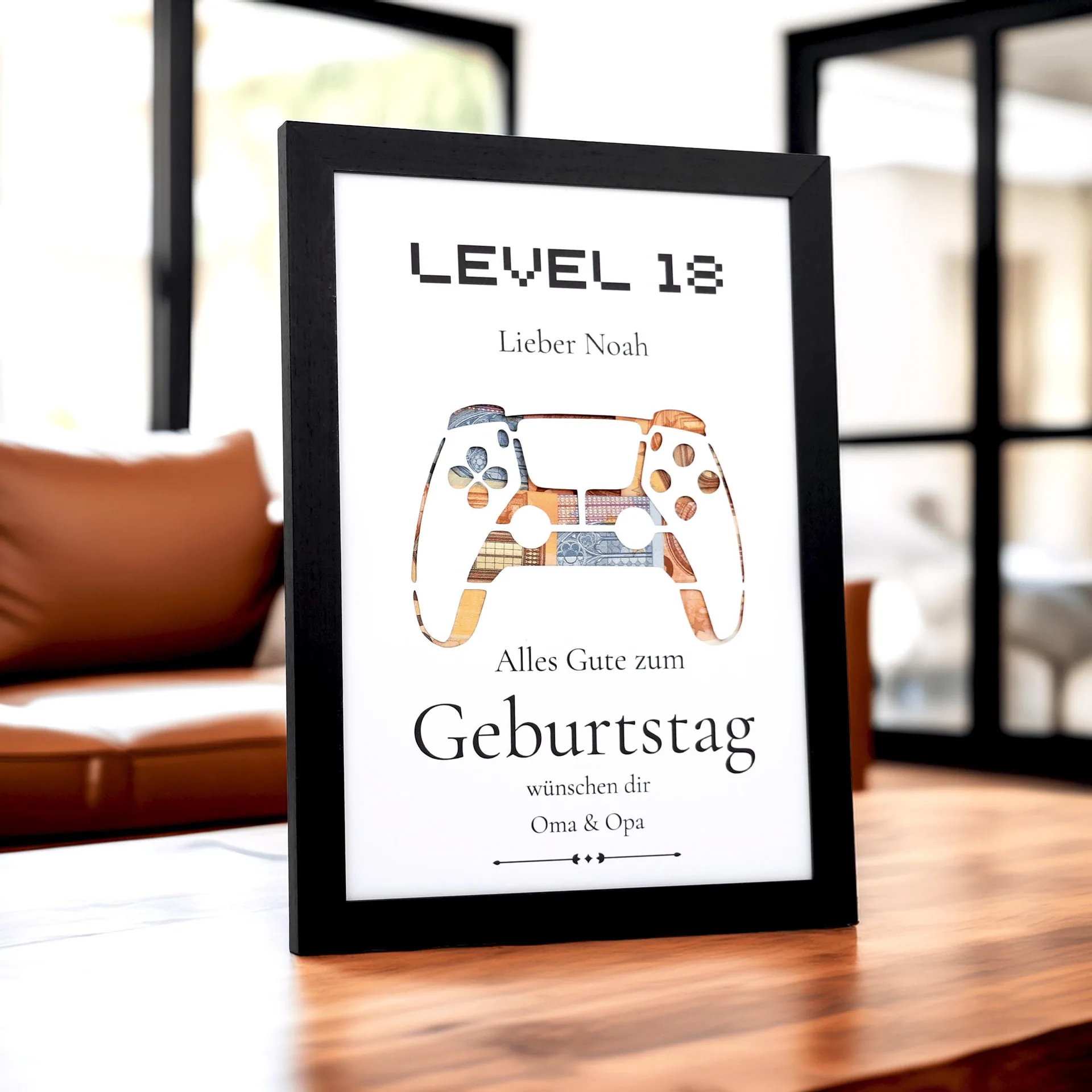 Personalisiertes Geburtstag Geldgeschenk Spiel-Controller, 18. Geburtstag Geschenk