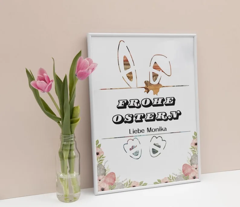 Personalisierte Ostern Geldgeschenk 