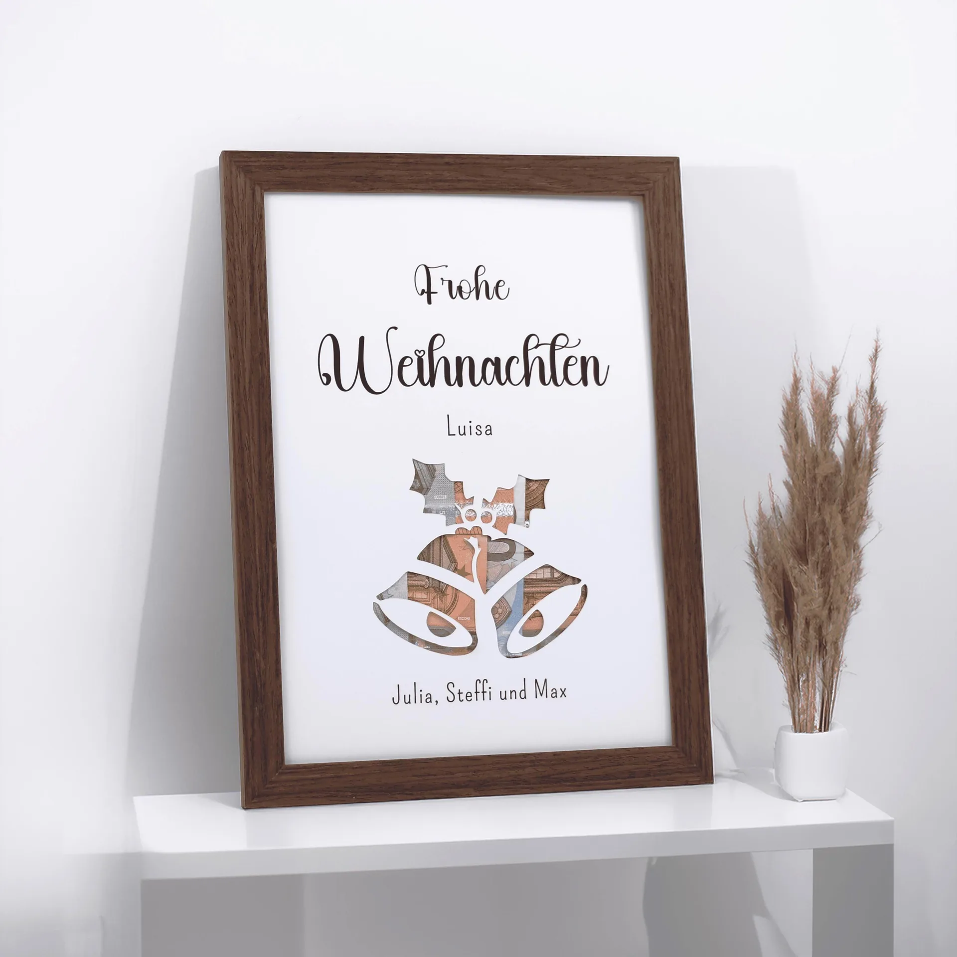 Personalisierte Geldgeschenk Weihnachten | Weihnachtsgeschenk mit Name