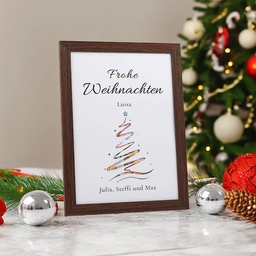 Weihnachten Geldgeschenk | Personalisierte Weihnachtsgeschenk mit Name