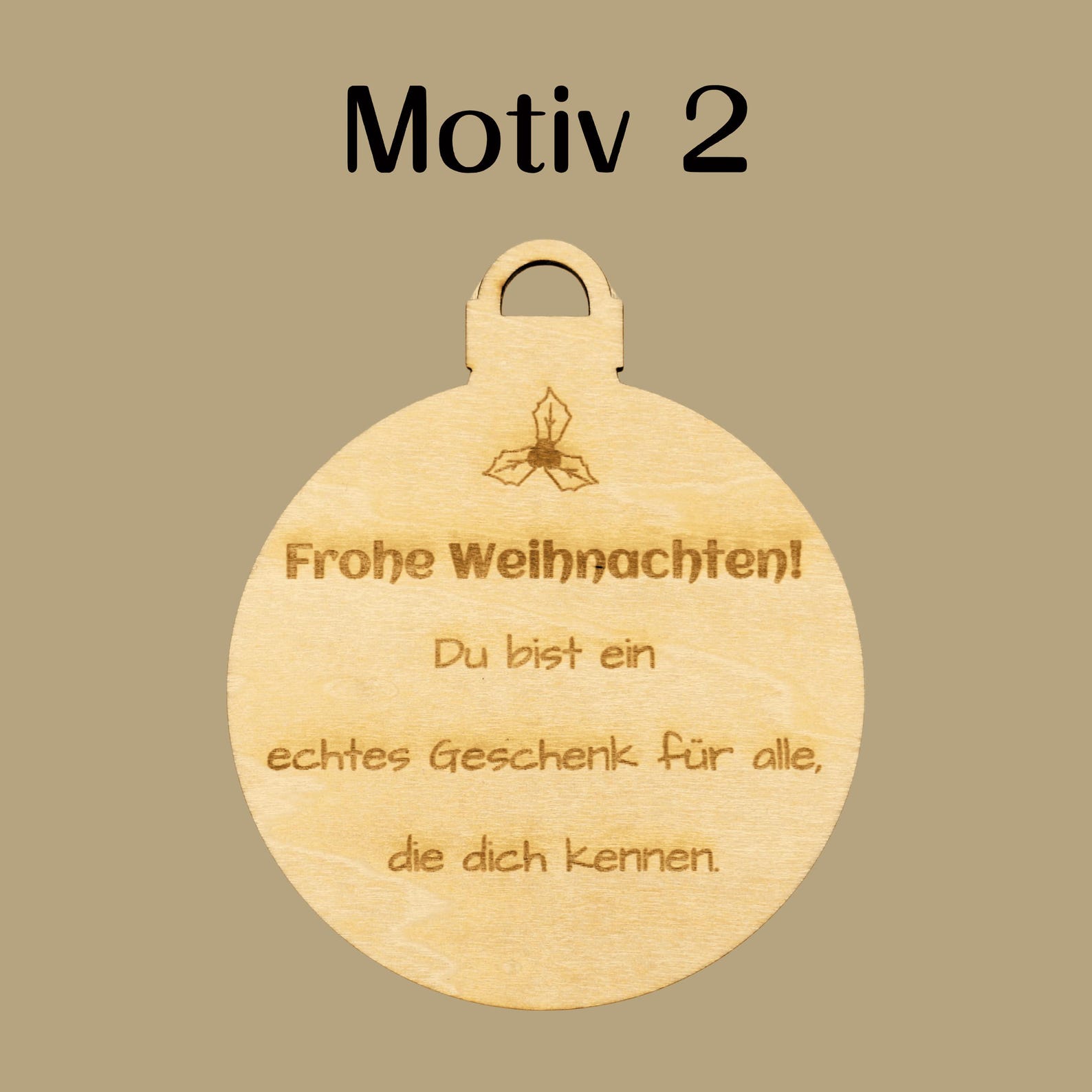Motiv 2 — Frohe Weihnachten!