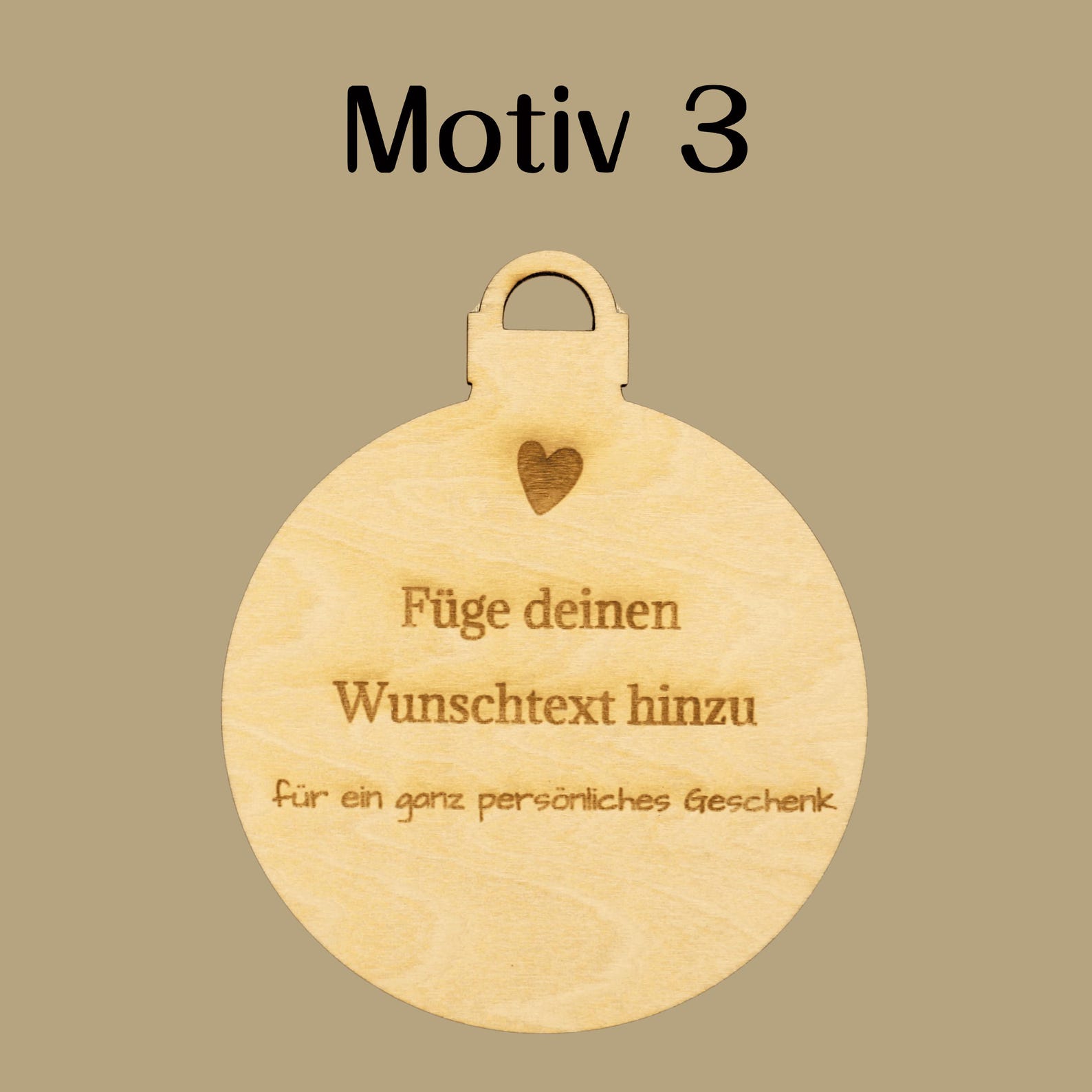 Motiv 3 — Wunschtext